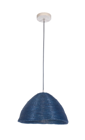 Pendente / Luminária de Teto O'Thentique Modelo Seagrass Azul Indigo