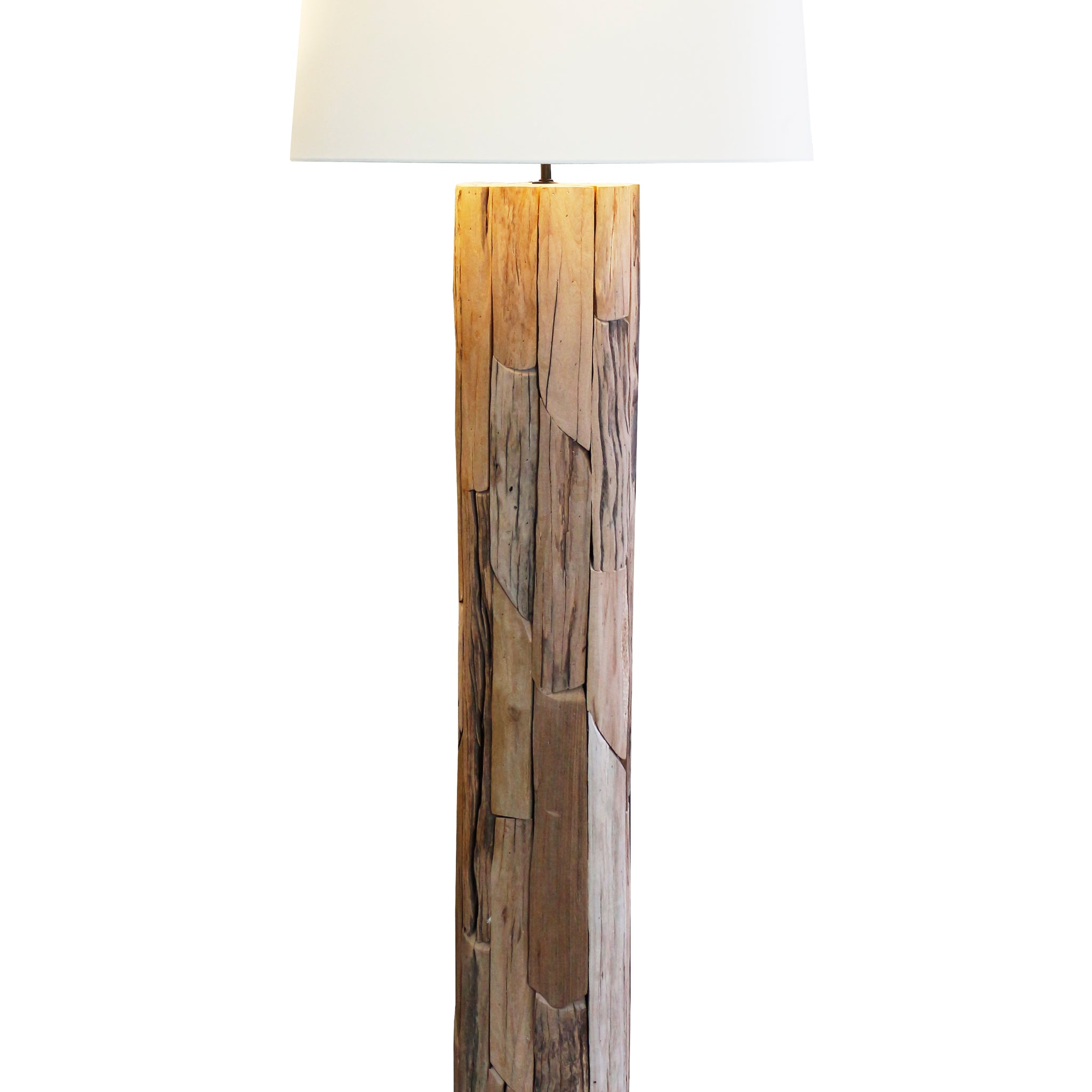 Abajur / Luminária de Chão O'Thentique Modelo Wooden Patch